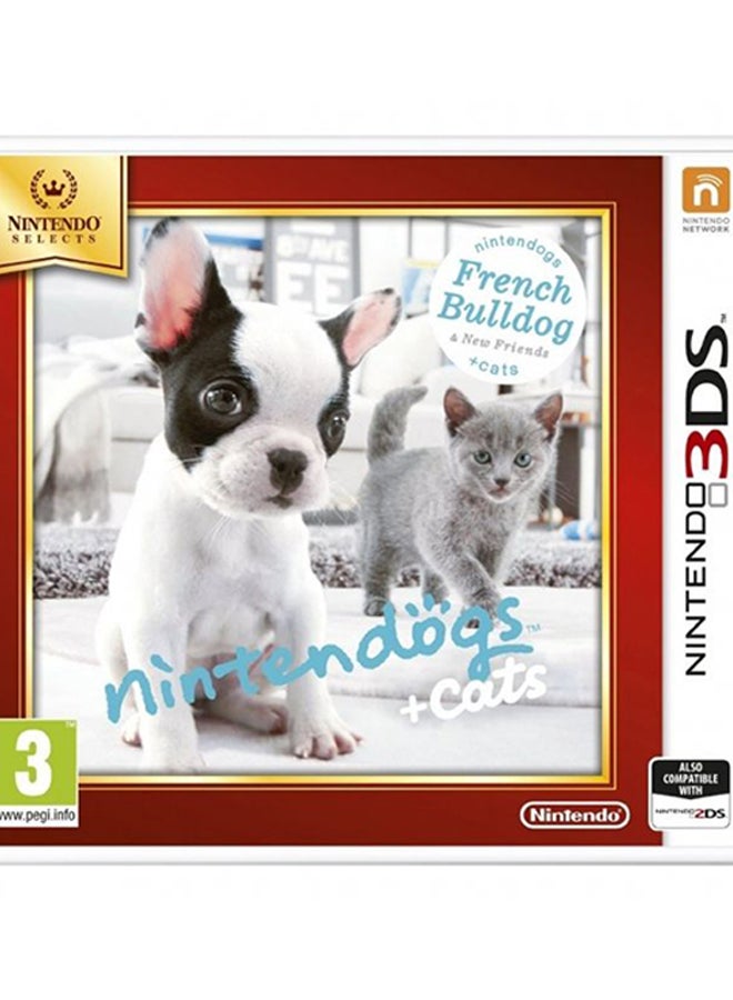 Nintendogs French Bulldog And New Friends Cats (Intl Version) - Adventure - Nintendo 3DS - Image 1