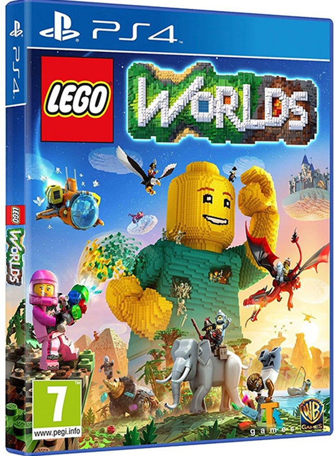 دبليو بي جيمز لعبة "LEGO Worlds" (إصدار عالمي) - مغامرة - بلاي ستيشن 4 (PS4)  - Image 1