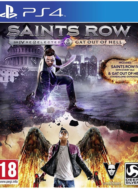 لعبة Saints Row IV Re-Elected And Saints Row: Gat Out Of Hell (النسخة العالمية) - الأكشن والتصويب - بلاي ستيشن 4 (PS4)