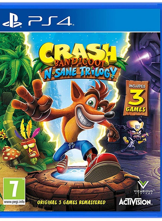 أكتيفجن لعبة Crash Bandicoot N Sane Trilogy (نسخة عالمية) - adventure - playstation_4_ps4 - Image 1