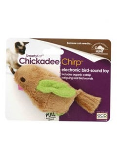 SmartyKat Chickadee Chirp Cat Toy Brown Standard 