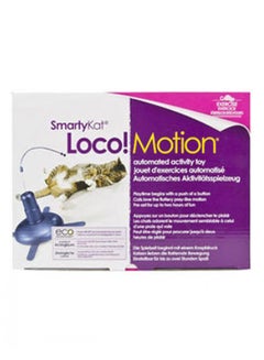SmartyKat Loco Motion Automated Activity Cat Toy Blue Standard 