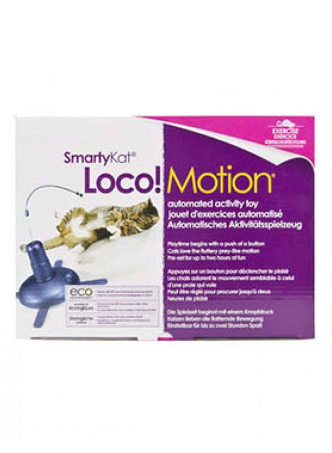 SmartyKat - Loco Motion Automated Activity Cat Toy Blue Standard - Image 1