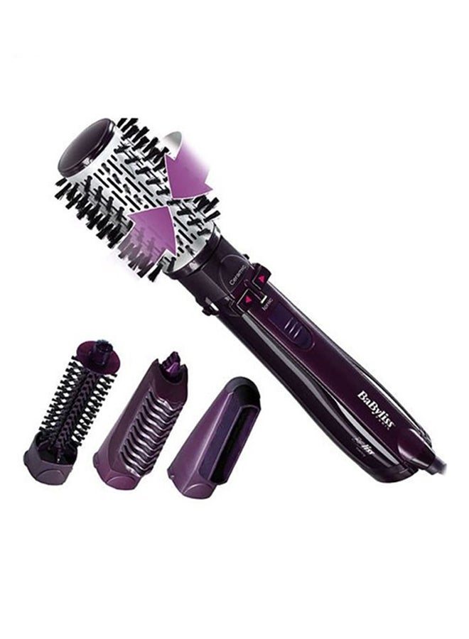 بيبي ليس فرشاة بيليس هوائية لتصفيف الشعر بقوة 1000 وات ومزود بعدد 4 ملحقات أرجواني - Image 2