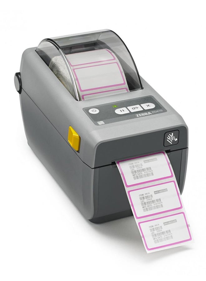 ZEBRA - zebra ZD410 Barcode Label Printer Grey - Image 1