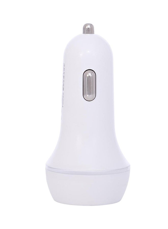 Wopow Dual USB Car Charger White - Image 2