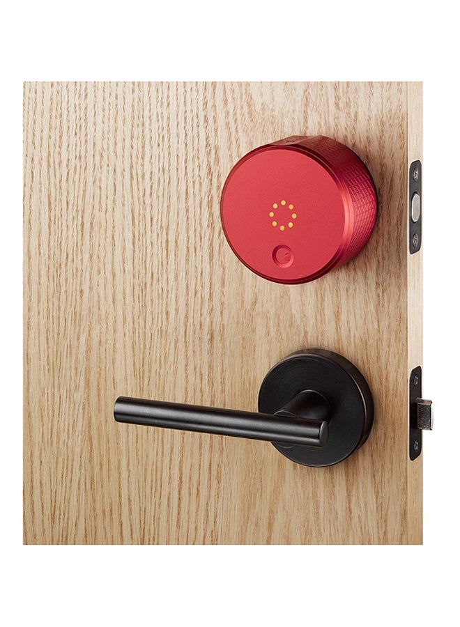 أوجست قفل ذكي أحمر - Image 2