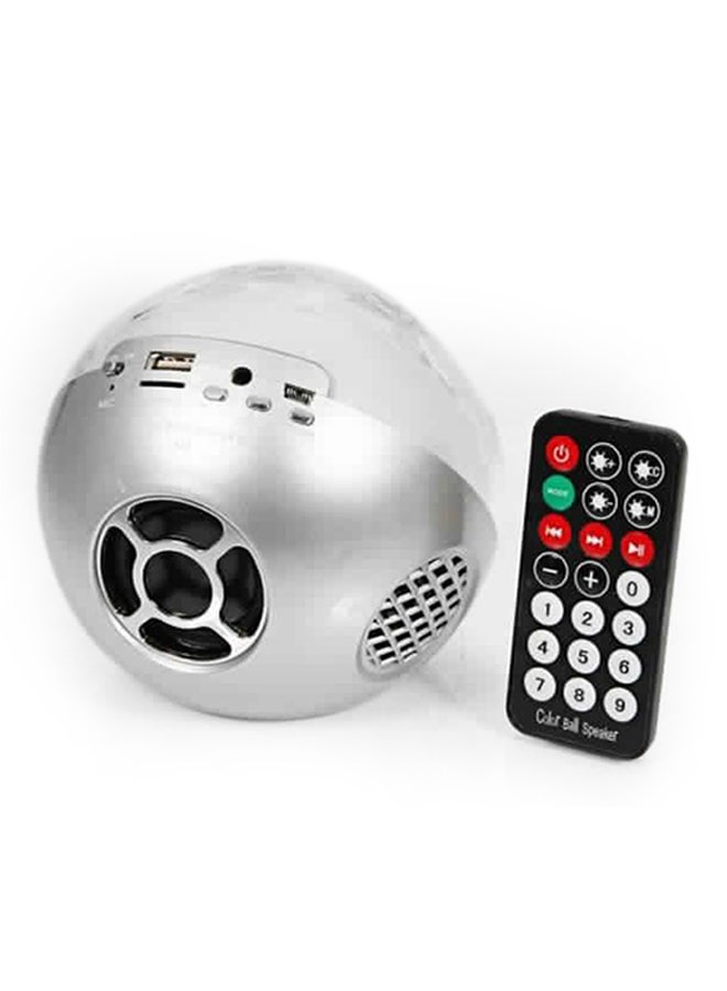 Color Ball Bluetooth Speaker Silver - Image 2