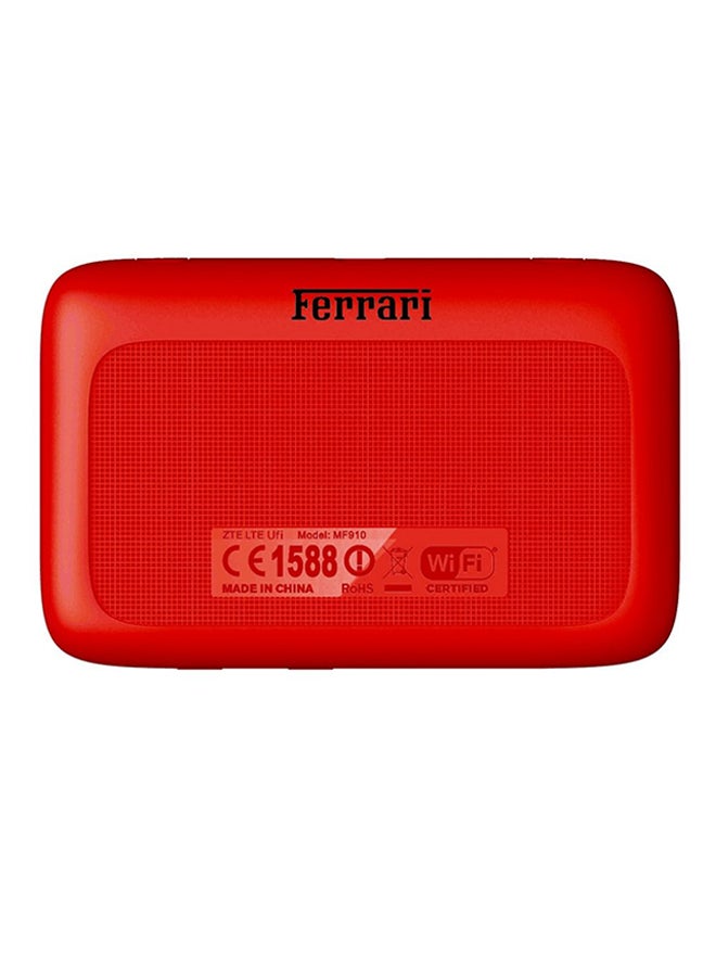 ZTE - 2800.0 mAh Ferrari 4G LTE Wireless Router Black - Image 1