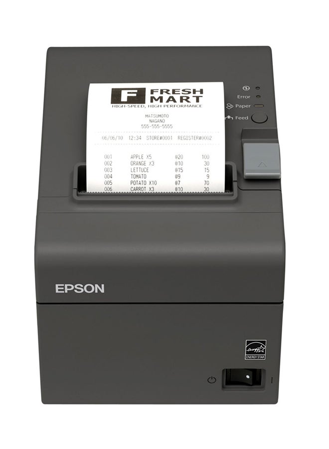 EPSON - TM-T82II  Network Receipt Printer Black - Image 1
