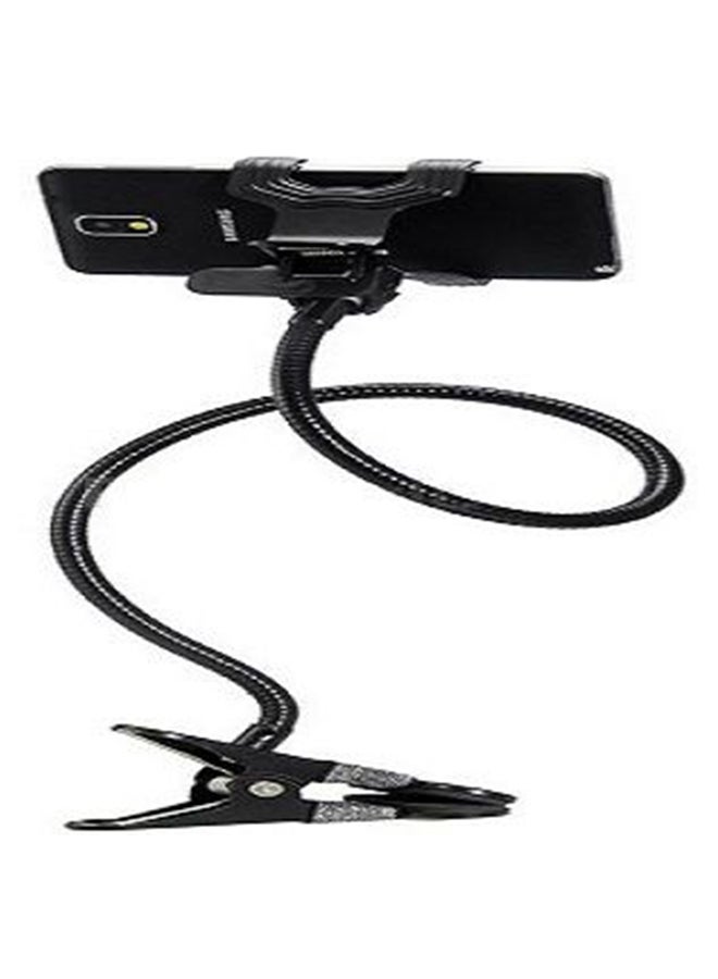 Folding And Flexible Mobile Phone Mount Holder With Clip For Apple iPhone 6/6S Black