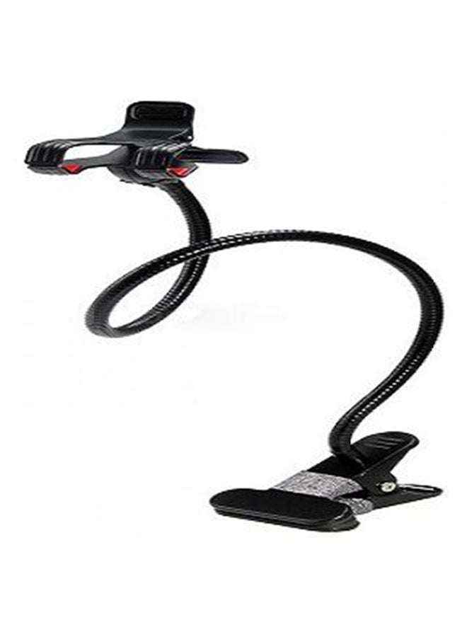 Folding And Flexible Mobile Phone Mount Holder With Clip For Apple iPhone 6/6S Black