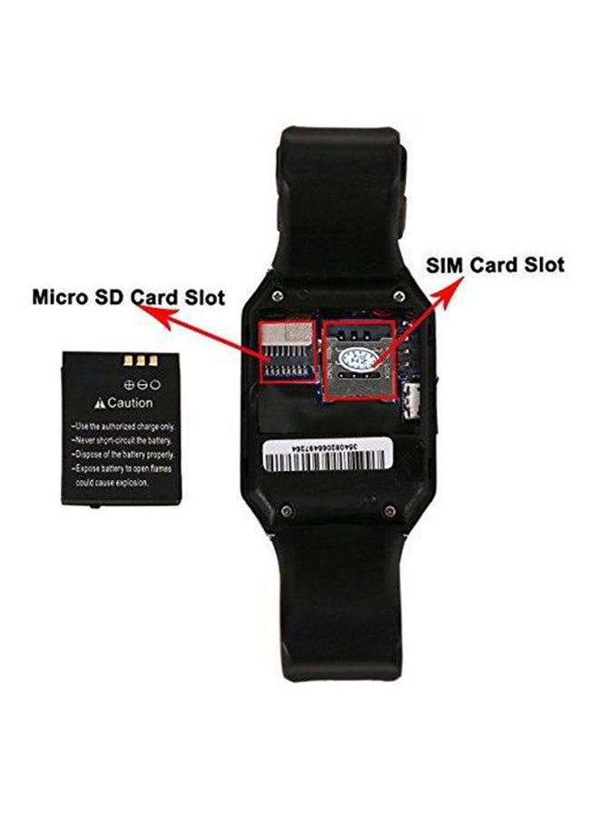 Generic - DZ09 Bluetooth Smart Watch With Camera Black - Image 1