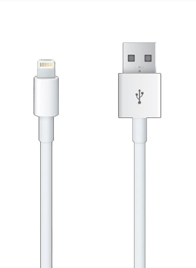 Dowin - USB Sync Data Charging Cable For Apple iPhone5S/5/ipod Touch 5 White - Image 1