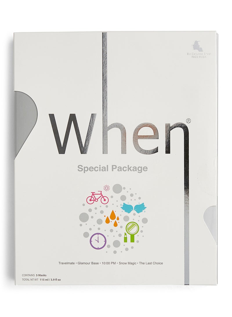 Special Package Set Of 5 Face Mask 115ml