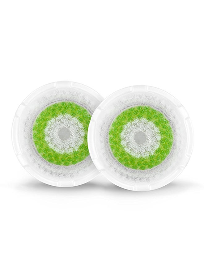 Clarisonic Pack Of 2 Replacement Brush Head For Acne Cleansing 