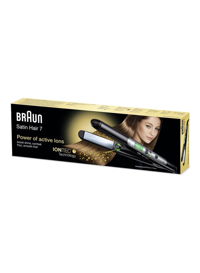 BRAUN Hair Straightener With IONTEC Technology Black  - Image 4