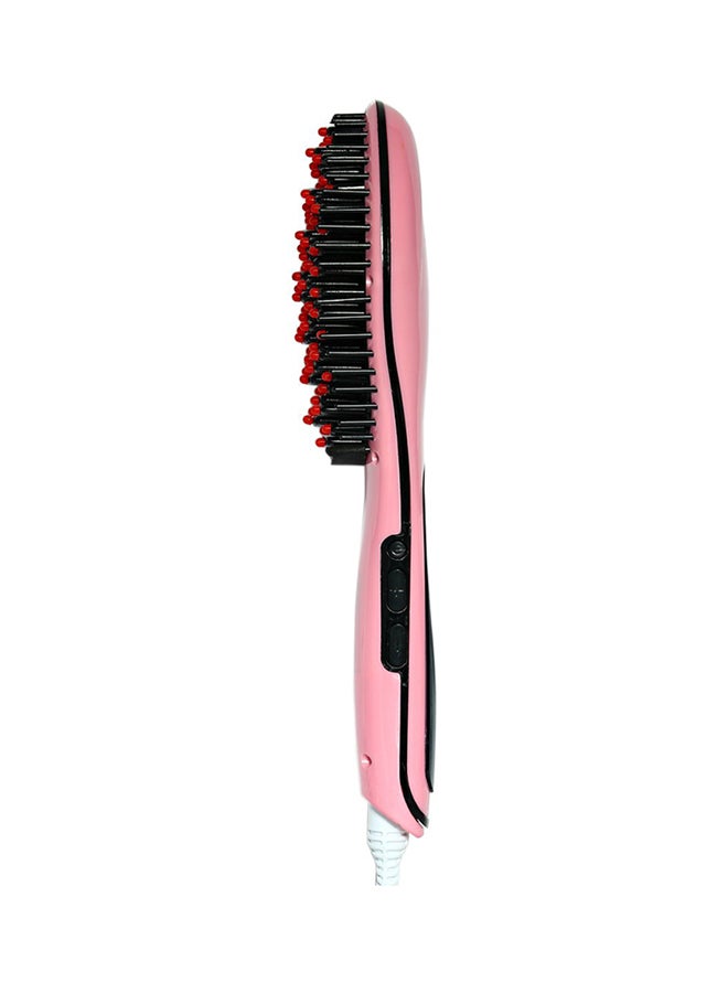 Hair Straightener Brush Pink/Black/Red 500grams - Image 2