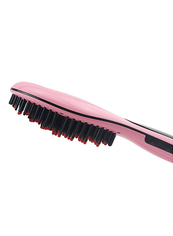 Anti Static Ceramic Hair Straightener Pink/Black - Image 3