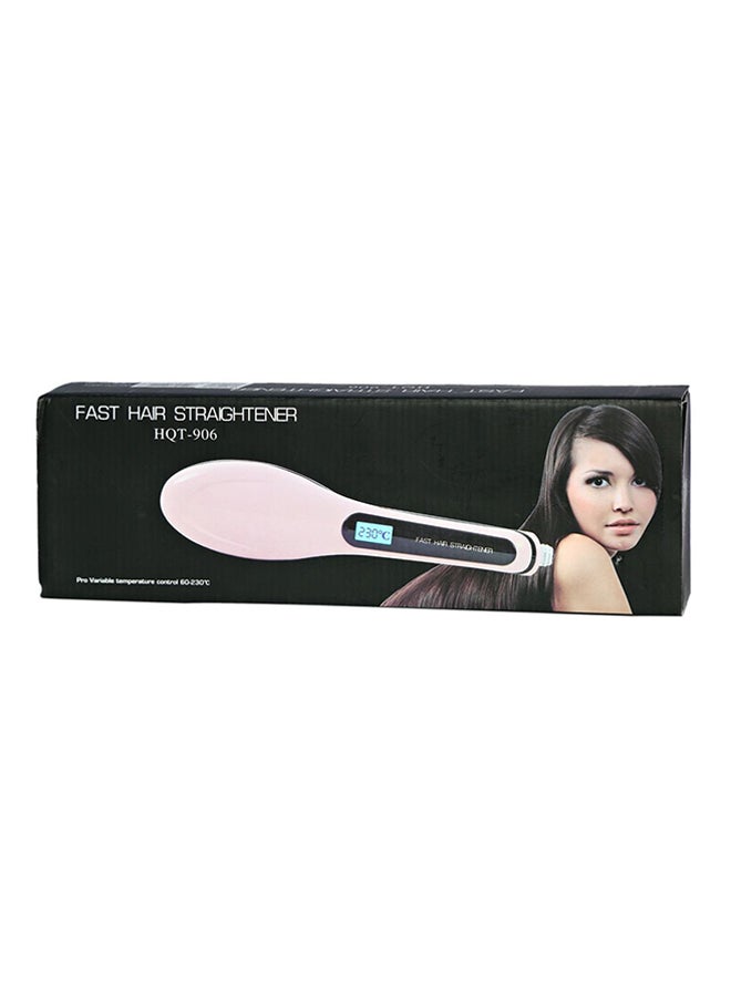 Hair Straightener Brush Pink/Black/Red 500grams - Image 5