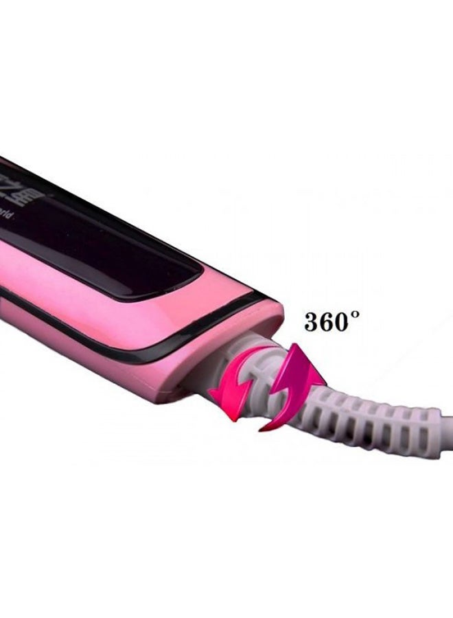 فرشاة ومشط فرد الشعر وردي - Image 1