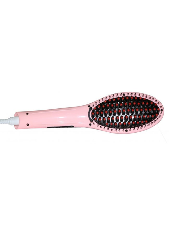 Hair Straightener Brush Pink - Image 2