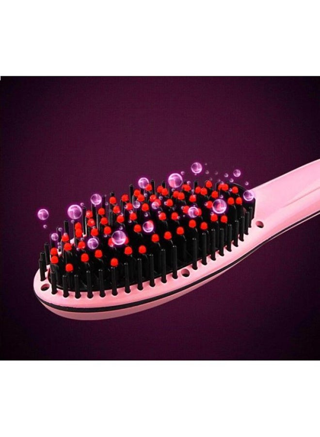 فرشاة ومشط فرد الشعر وردي - Image 3