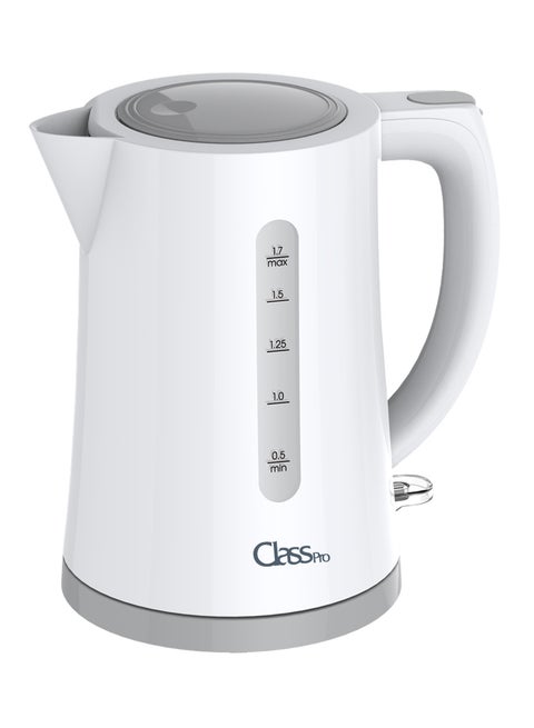 Electric Kettle 1.7L 1.7 L MK-17D18B Grey/White