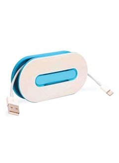 Dotz WrapID Cord Wrap Neon Cyan 