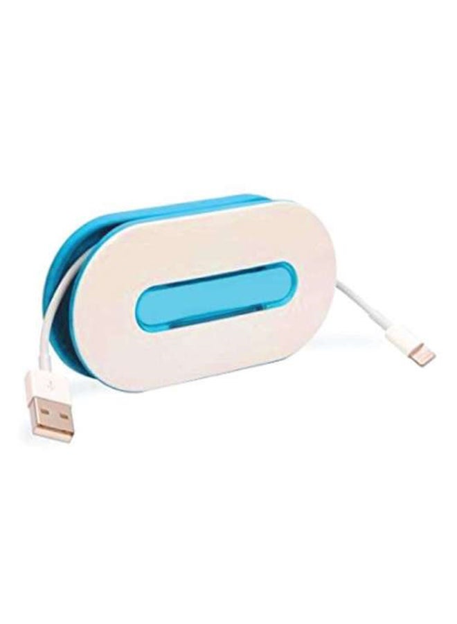 WrapID Cord Wrap Neon Cyan