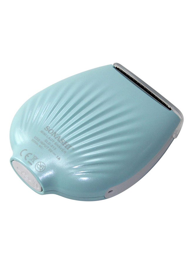 SONASHI Rechargeable Mini Lady Shaver With Sharp Stainless Steel Blade Continuous Working Time of 90 Minutes Portable And Washable Design USB Cord Pouch Cleaning Brush Sea  SLD-815 Sea Green  - Image 1