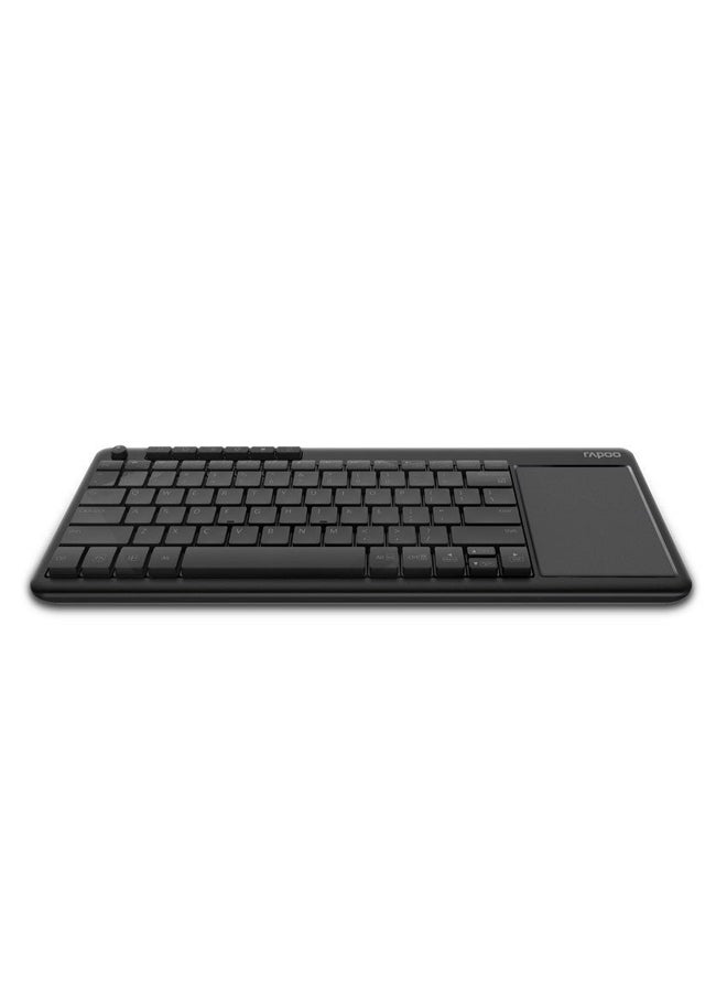 Rapoo K2600 Wireless Keyboard With Touchpad Black/Grey  - Image 1