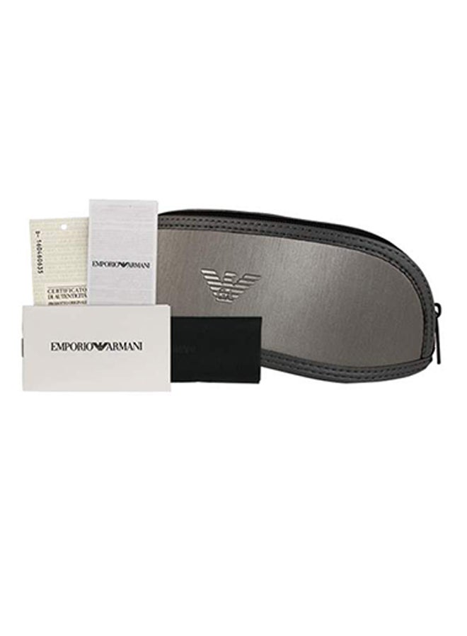 امبوريو ارماني نظارة شمسية بإطار مربع وعدسات مقاس 56 مم للرجال - Image 3