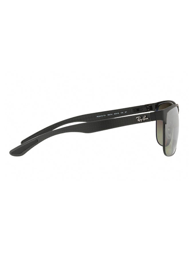 Ray-Ban Men's Rectangular Sunglasses - RB8319CH 186 - Lens Size: 60 mm - Black - Image 3