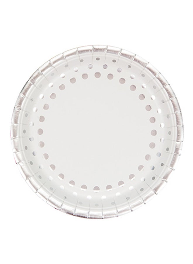 CREATIVE CONVERTING 8-Piece Sparkle and Shine Banquet Plate 10.25inch 