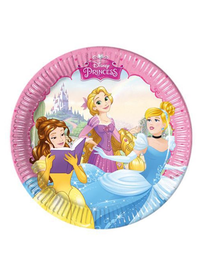 بروكوس طقم أطباق برسومات أميرة الأحلام من 8 قطع Medium