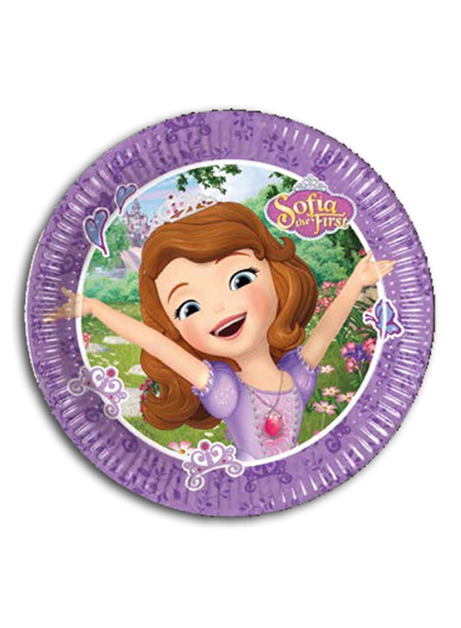 بروكوس طبق برسومات شخصيات فيلم "صوفيا: الجزر الغامضة" 8 قطع Mediumسم