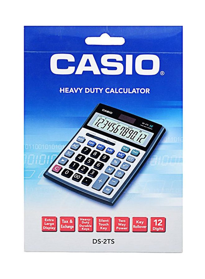 CASIO 12-Digit Financial Calculator Black/Grey/silver - Image 2