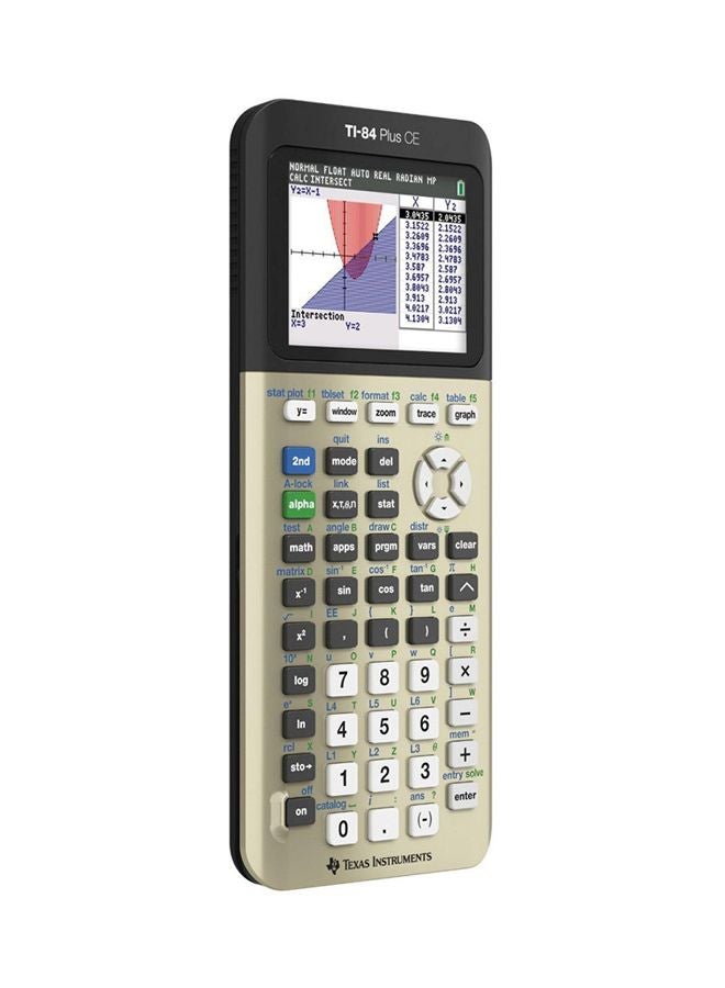 TEXAS INSTRUMENTS - Plus CE Graphing Calculator Black/Gold - Image 1