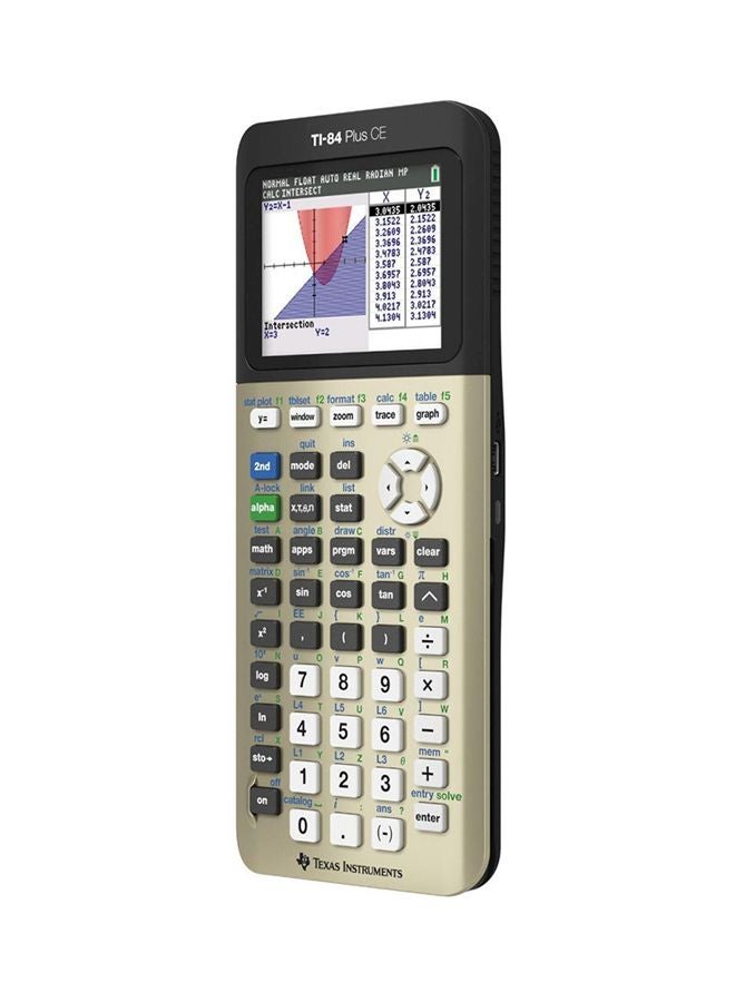 TEXAS INSTRUMENTS - Plus CE Graphing Calculator Black/Gold - Image 1