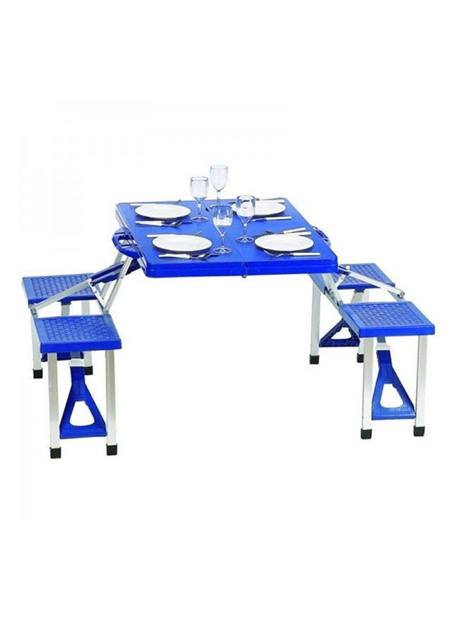 ماركة غير محددة طاولة نزهة يمكن طيها أزرق Standard 