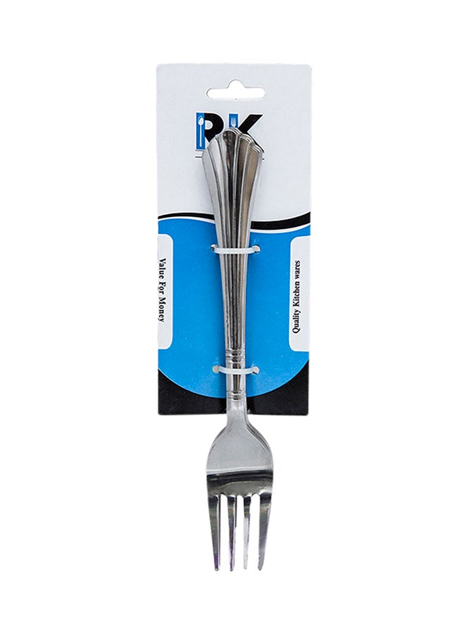 ار كي 6-Piece Dessert Forks Silver 18.5centimeter 