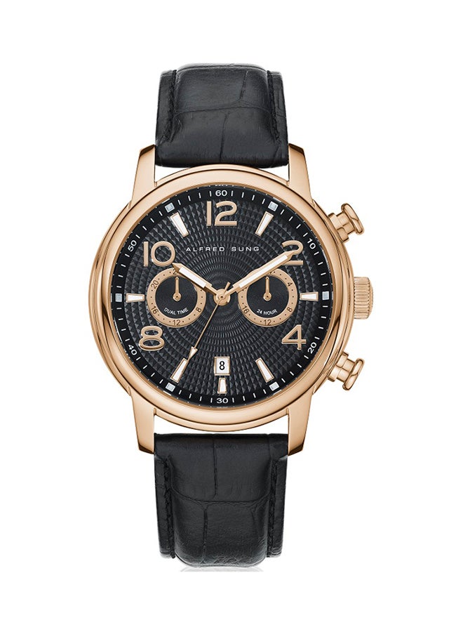 ALFRED SUNG - men Velox Multi-Function Analog Watch AS1700RL-1A - Image 1