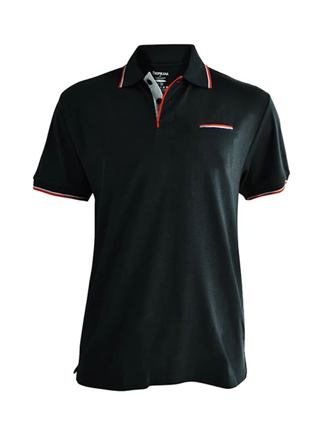 SANTHOME DrynCool Polo T-shirt Black 