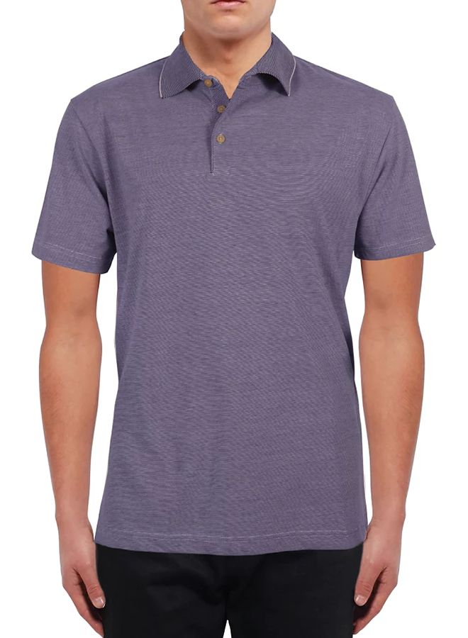 SANTHOME Golf Polo T-shirt Purple 