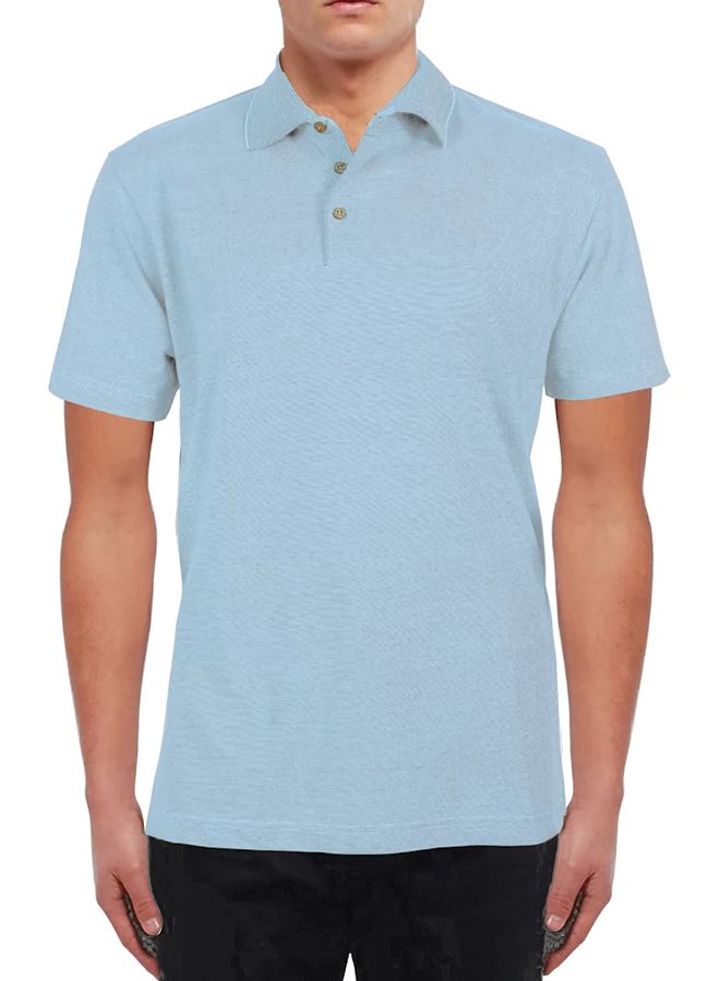 SANTHOME Golf Polo T-shirt Sky Blue 