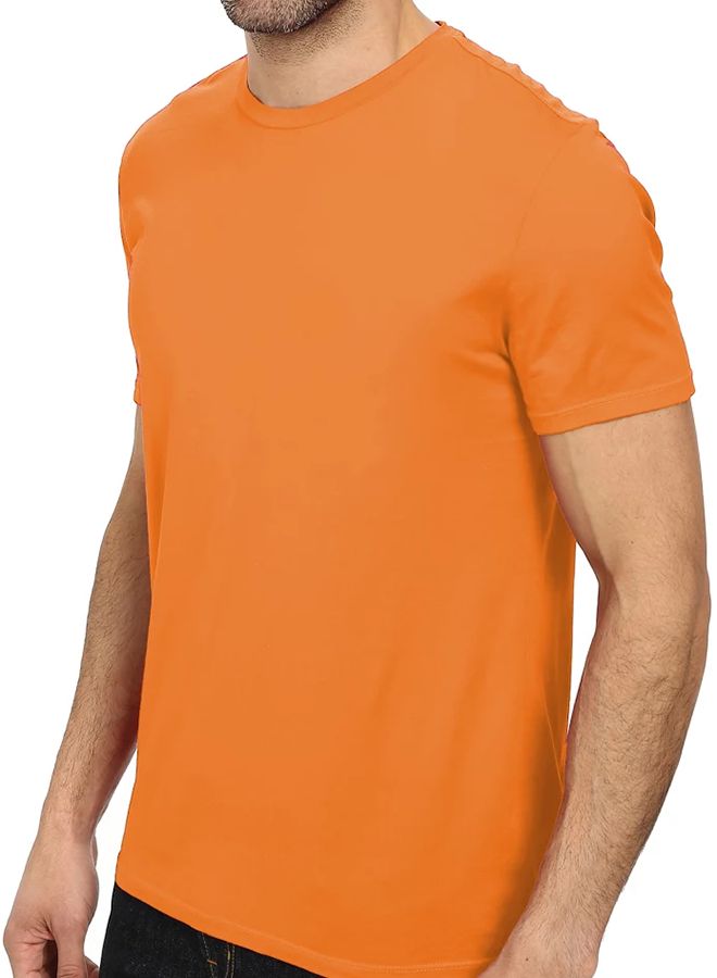 SANTHOME Short Sleeve T-shirt Orange 