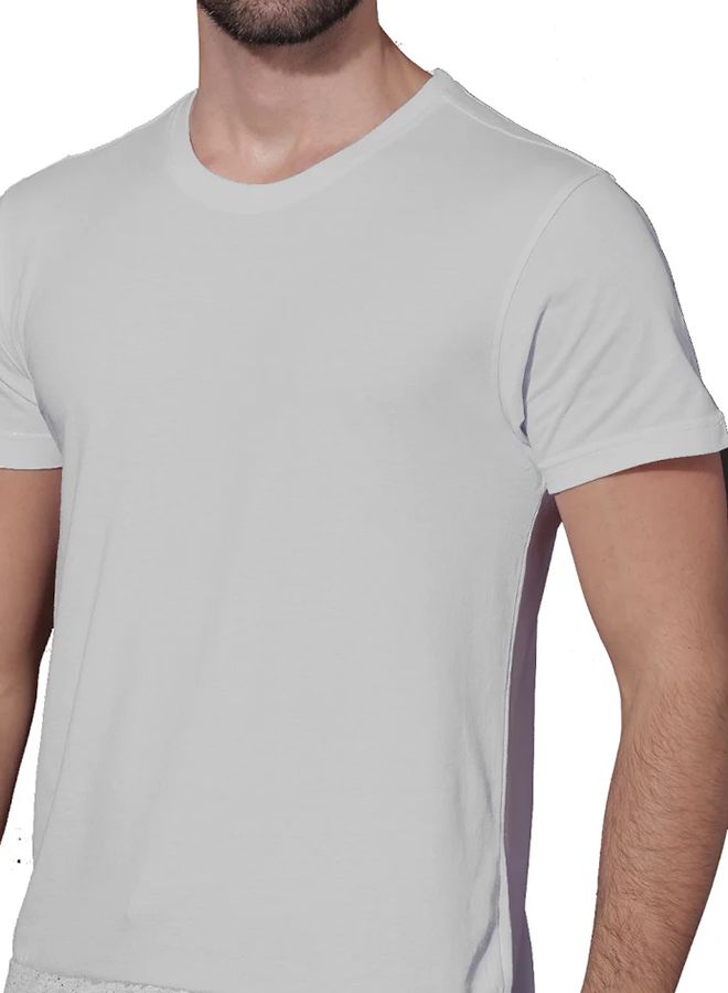 SANTHOME Short Sleeve T-shirt Grey 