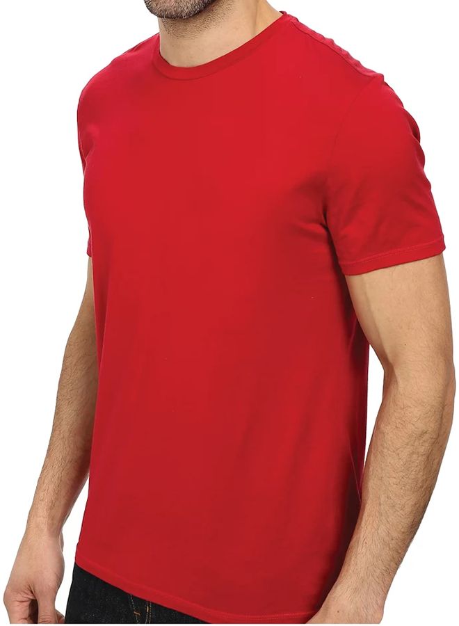 SANTHOME Short Sleeve T-shirt Red