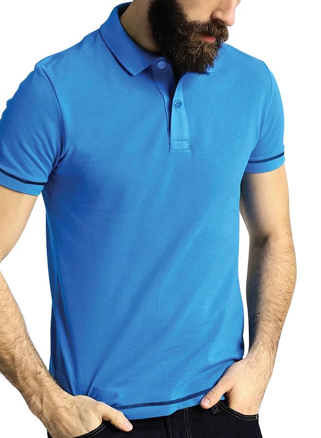 SANTHOME Polo T-shirt Blue 